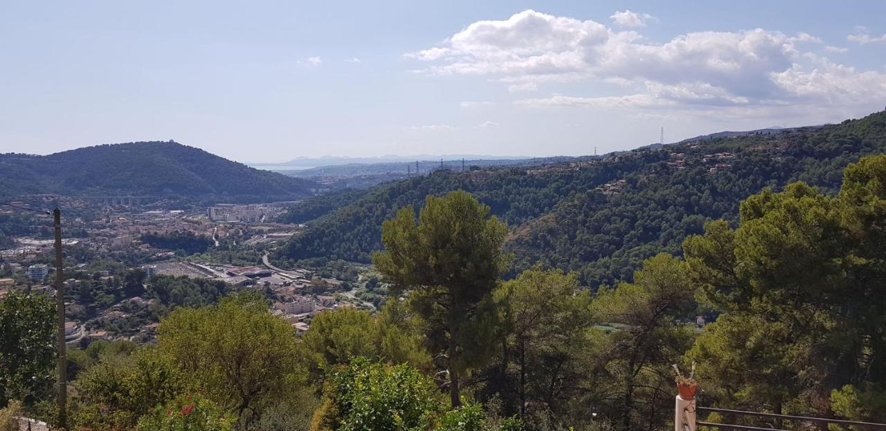 Le Chalet De La Pierreraie Cote D'Azur Piscine Terrasse Et Vue Mer Villa Drap Buitenkant foto