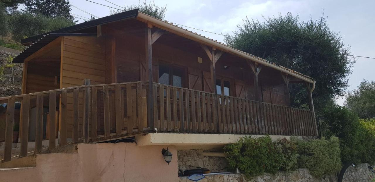 Le Chalet De La Pierreraie Cote D'Azur Piscine Terrasse Et Vue Mer Drap Buitenkant foto